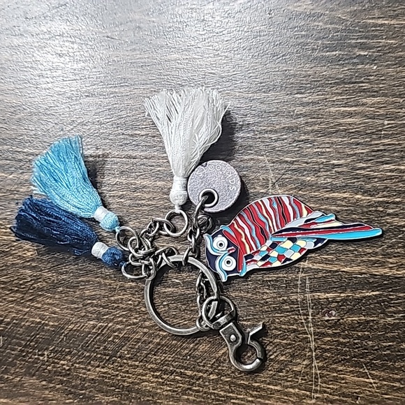 Sakroots Key  chain  with Owl - Picture 1 of 1